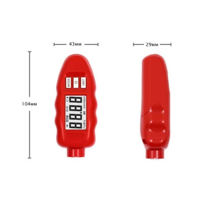 Толщиномер покрытий CARSYS DPM-816 Pro(красный)-2