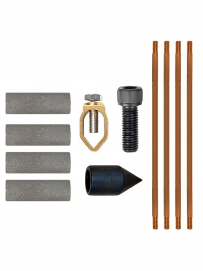 Комплект заземления Grounding kit 6м из омеднённой стали диаметром 14мм-1